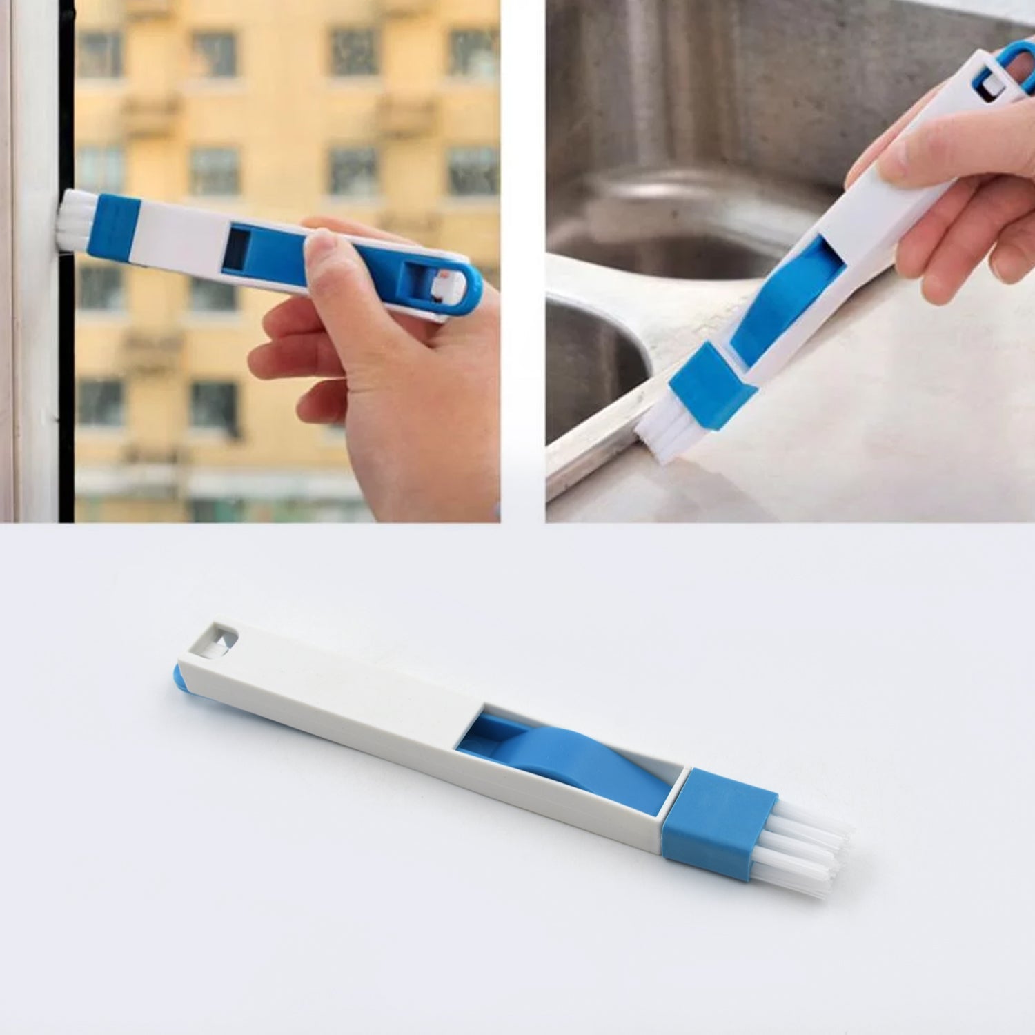 2 in 1 Multi-Function Plastic Window Slot Wardrobe Dust Removal Cleaning Brush 2 in 1 Multi-Function Plastic Window Slot Wardrobe Dust Removal Cleaning Brush